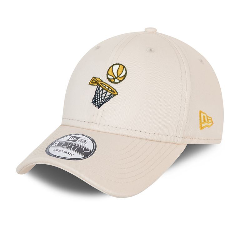 Gorras New Era 9forty Blancos - New Era Sports Basketball 24798LYMG